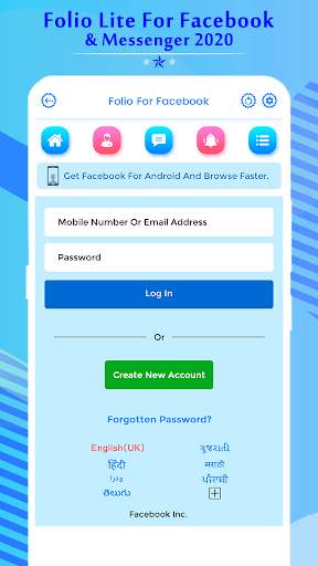 Folio Lite For Facebook & Messenger 2020 screenshot 2