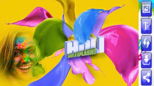 Best Holi Photo Frame screenshot 2