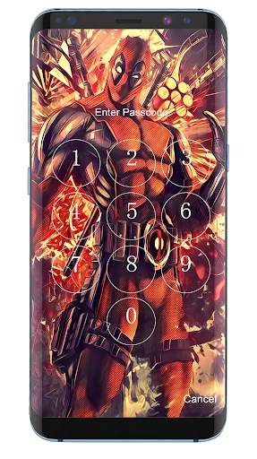 Superheroes Lock Screen 2 تصوير الشاشة