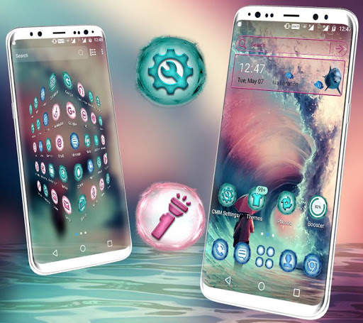 Sea Wave Launcher Theme screenshot 1