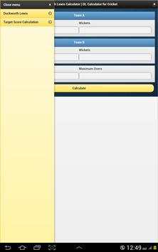 DL Calculator for Cricket screenshot 6