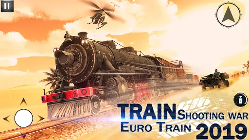 Train shooting game Train Robbery train shooter 3D screenshot 1