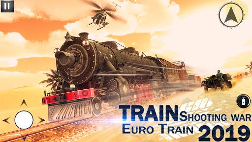 Train shooting game Train Robbery train shooter 3D screenshot 1