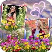 Flower Dual Photo Frame 2.1
