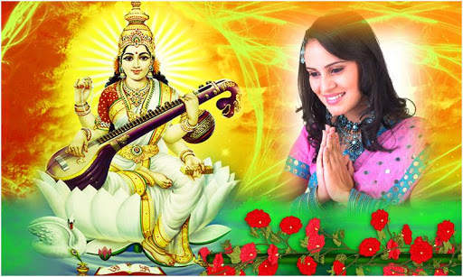 God Saraswati Maa Photo Frames screenshot 1