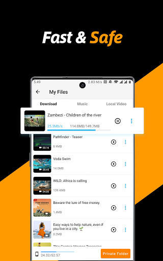 Video Downloader, Private Browser screenshot 3