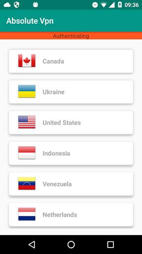 Absolute VPN screenshot 2