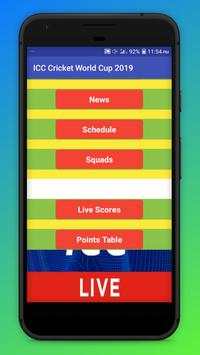 Cricket World Cup 2019 Live Scores screenshot 2