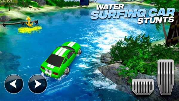 Water Surfing Car Stunts screenshot 3