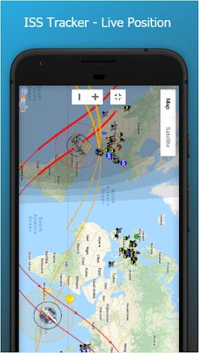 ISS Tracker Live Position screenshot 1