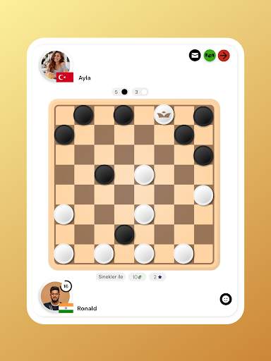 Dama çevrimiçi masa oyunu screenshot 9