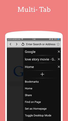 X Browser mini: Explore & Lite - Speed Browser 4G screenshot 3