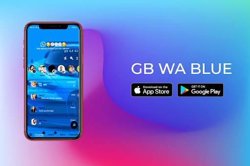 WA MOD Tema Biru - GB Update WA Terbaru screenshot 6