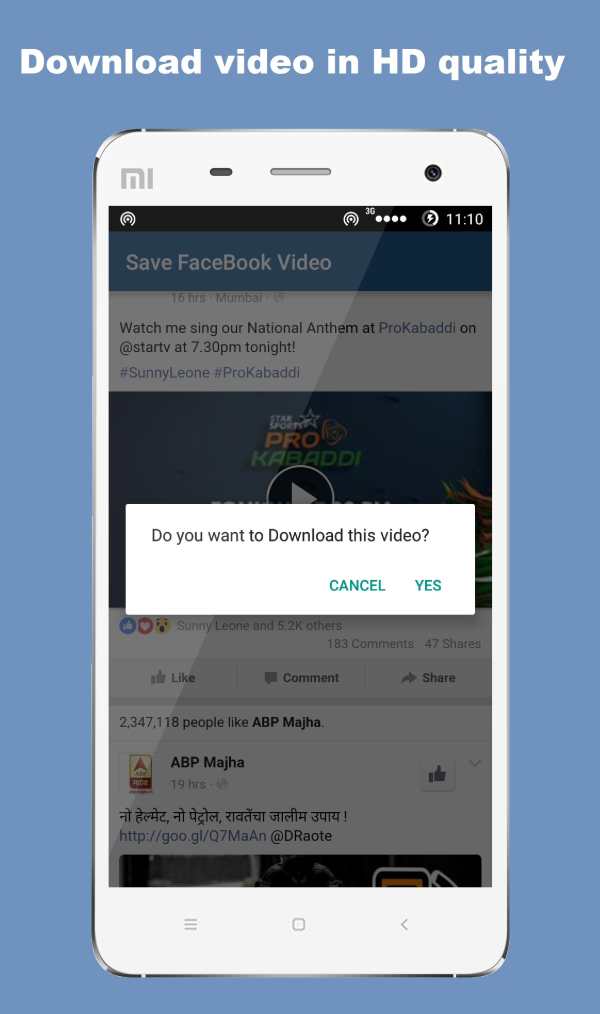 Download Video from Facebook screenshot 1