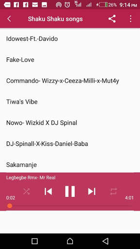 Naija Music Hits 2018/2019 screenshot 1
