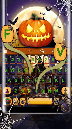 Halloween Festival Keyboard स्क्रीनशॉट 4