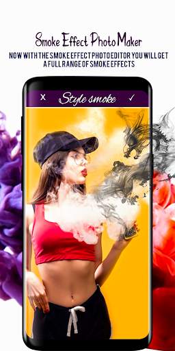 Smoke Effect Photo Frame скриншот 2