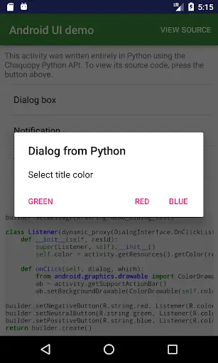 Chaquopy: Python for Android स्क्रीनशॉट 2