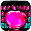OS11 Glass Pink Apple Keyboard theme icon