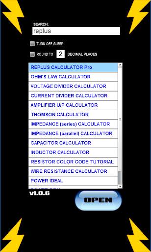 Complex Electric Calculator screenshot 1