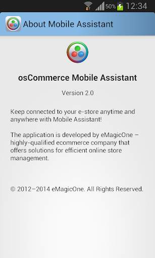 osCommerce Mobile Assistant screenshot 3