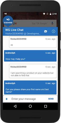 WG Live Chat Software screenshot 6