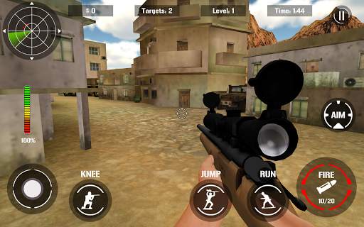 Sniper Shooting Desert Combat screenshot 1