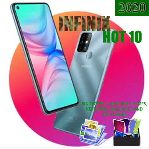Infinix Hot 10 Theme, Ringtone, Launcher, keyboard icon
