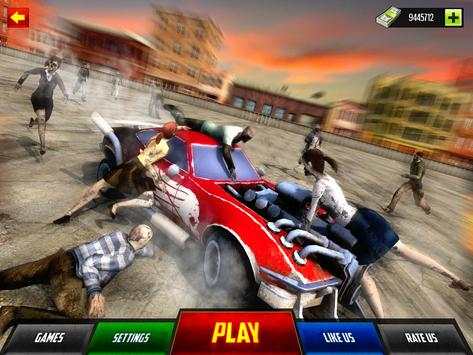 Zombie Mobil Smash derby screenshot 9