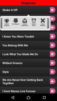 Taylor Swift Ringtones screenshot 2