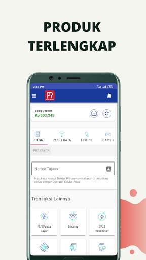 PUTRA RELOAD: Agen Pulsa Murah, PPOB, PLN, E-Money screenshot 2