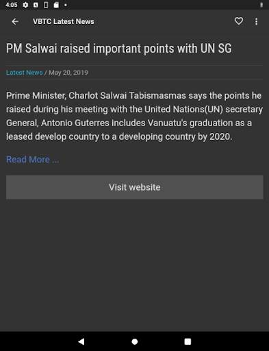 Vanuatu News Feeds screenshot 3