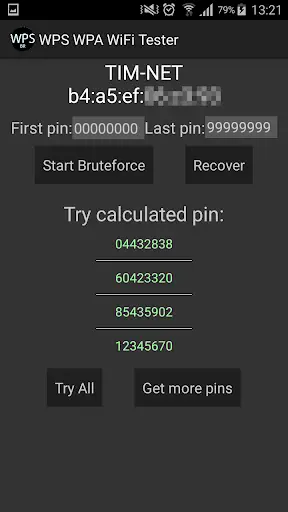 WPS WPA WiFi Tester (No Root) screenshot 2