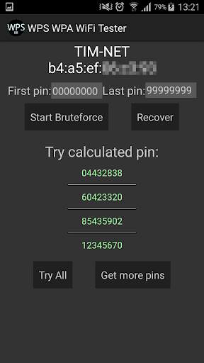WPS WPA WiFi Tester (No Root) screenshot 2