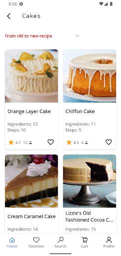 Cake and Baking Recipes screenshot 2