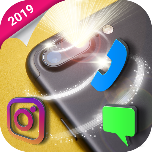 Flash alert notifications : Flash on Call &amp; SMS icon