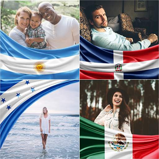 Flags of the world with photo screenshot 5
