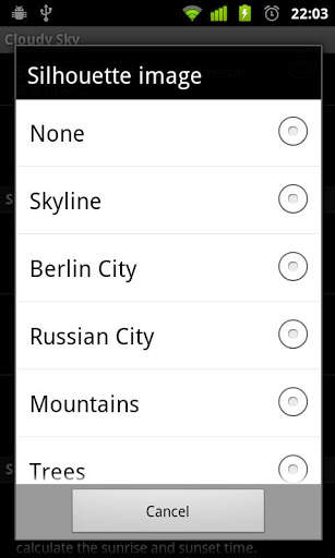 Cloudy Sky Live Wallpaper screenshot 6