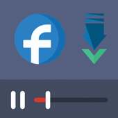 FB video download icon