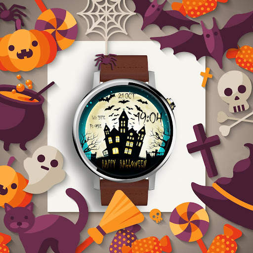 Watch Face - Halloween Spooky screenshot 19