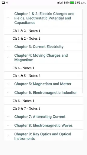Class 12 Physics Notes screenshot 3