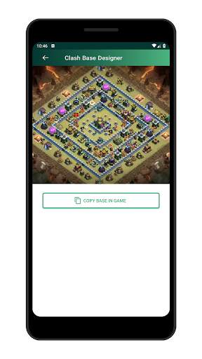 Clash Base Designer, Easy copy screenshot 5