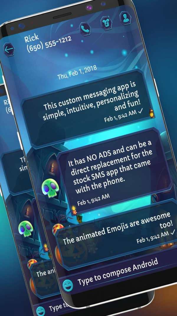 Haunted house sms messenger screenshot 2