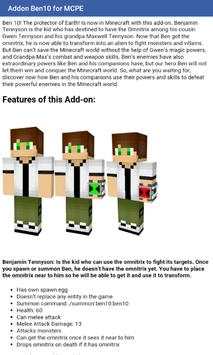 Mod Ben 10 for MCPE screenshot 3