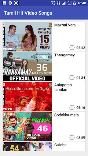 Tamil Hit Video Songs screenshot 6