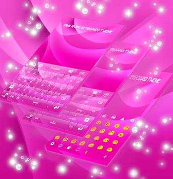 Pink Rose Keyboard Theme screenshot 3