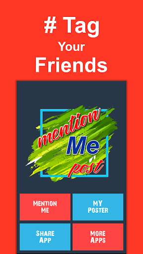 Create Mention Post For Social Media 1 تصوير الشاشة