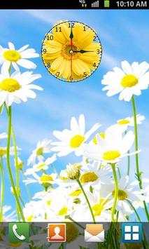 Daisy Clock Live Wallpaper screenshot 2