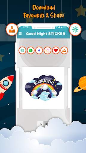 Good Night GIF : Good Night Stickers For Whatsapp screenshot 4