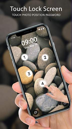Photo Touch Lock Screen - Touch Position Password 1 تصوير الشاشة